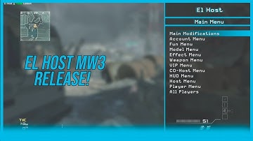 MW3 TU24 | EL HOST 1.0 ALL CLIENT MENU RELEASE (JTAG/RGH)