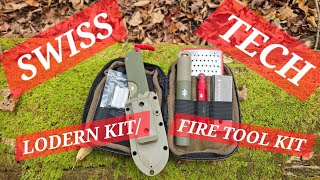 SWISS TECH LODERN KIT, FIRE KIT, OVERVIEW.  #geareview  PLUS A BLADE!