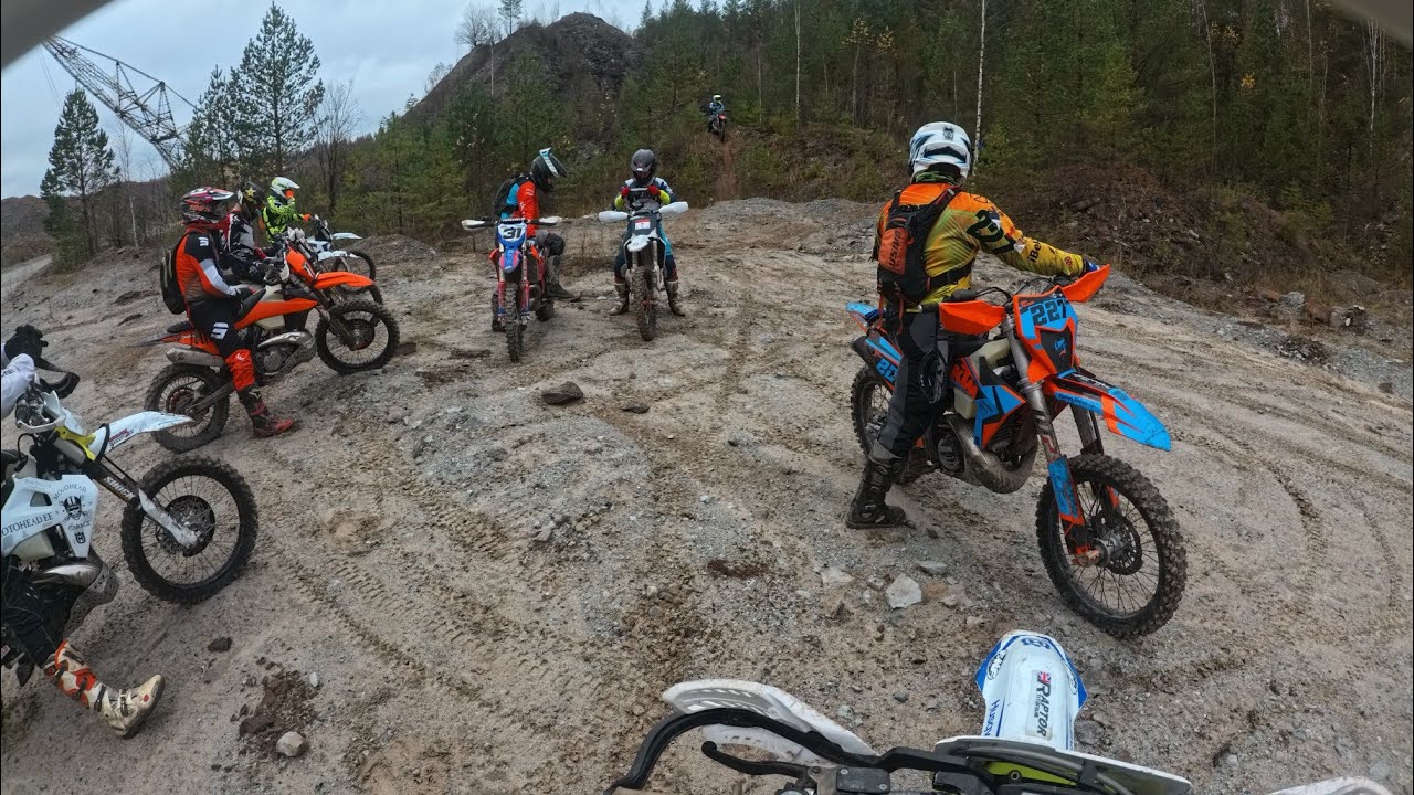 Autumn ride on TE300i after few months on Stark. Learning how to use cluch again 😵‍💫