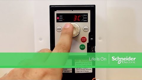 Programming Altivar 312 for 2-Wire Start-Stop Control | Schneider Electric
