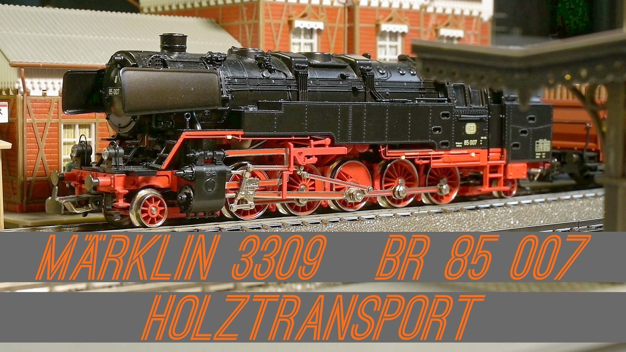 Märklin 3309 BR 85 007 mit Holztransport - Umbau mit ESU LokSound 5