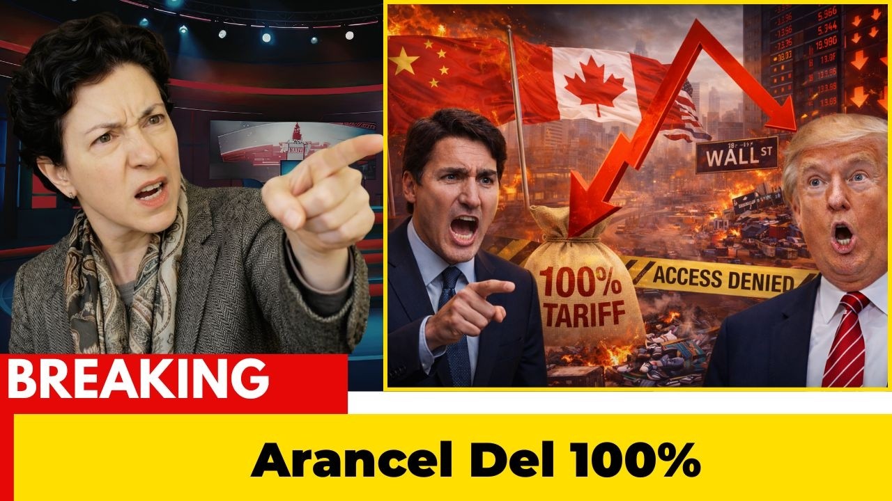 Hace 3 MIN: Arancel del 100%: acuerdo Canadá-China desata pánico en Wall Street