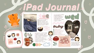 iPad Journal 2023 ASMR ? | Digital Bullet Journal | GoodNotes Planner | Free Template and Stickers