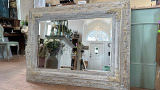 $35 Mirror Makeover - High End Decor - How to paint a Mirror - Old World Finish