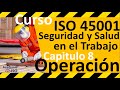 ISO 45001 interpretacion implementacion modulo 8 Sistema Seguridad y Salud en el Trabajo Operación