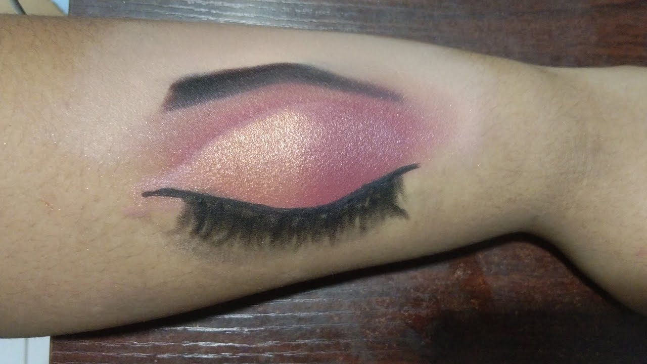 EASY EYE LOOK ON HAND TUTORIAL eye makeup on handmakewithpratyasha