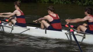 Sidney Sussex M2, May Bumps 2017 slow motion [oarstack]