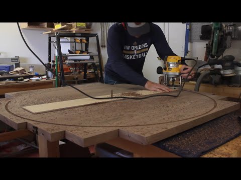 Making a 48" Round Walnut Tabletop