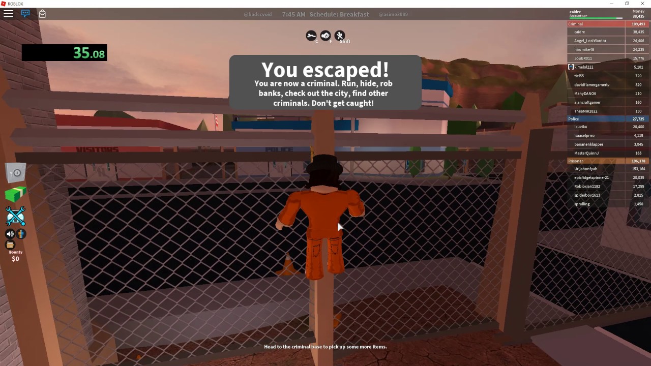 To The Criminal Base Speedrun Roblox Jailbreak Former Wr Youtube - roblox jailbreak where is the criminal base