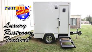Luxury Restroom Trailer Rentals