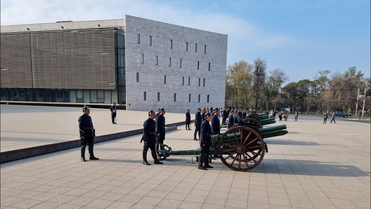 Salvas de Cañon en honor a las glorias del Ejército de Chile, Regimiento N°1 Tacna. 19/09/22