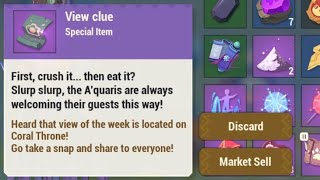 Dawn Of Isles View Clue (View Of The Week) Coral Throne #6