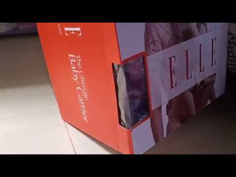 Unboxing Elle hipseat baby carrier 