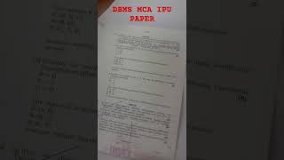 #mca #dbms #ggsipuniversity #mca #computerscience
