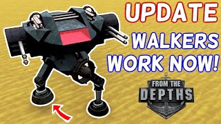 Combat Walkers WORK Now!! | From The Depths Update!