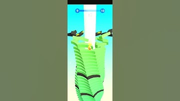 Stack Ball #Game Level 9 Gameplay #short video / More Gaming
