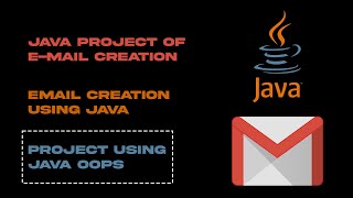 java project of E mail creation(USING OOP'S) step by step.