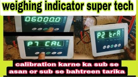 super tech indicator ka wazan kese set kare/how to calibration and setting super tech indicator urdu