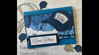 Hats Off Masculine Birthday card.
