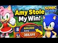 I Was So Close to Beating Amy… But This Happened 😭 | SONIC DASH #SonicDash #AmyRose #Gaming #Mobiles