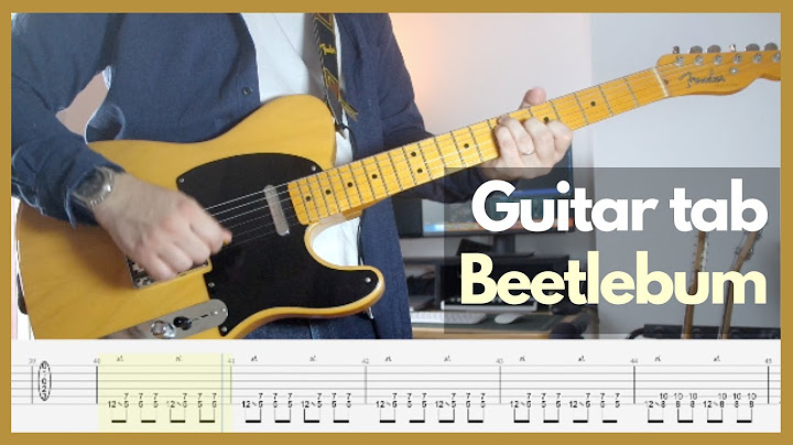 Beetlebum Guitar version - Guitar performance video thumbnail