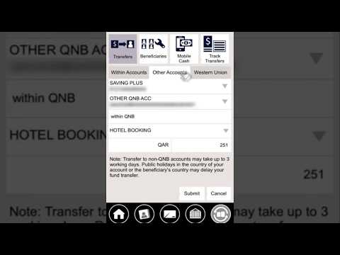 Mobile Banking - Funds Transfer to another QNB Account