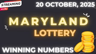 Maryland Midday Lottery Results For - 20 Oct, 2025 - Pick 3 - Pick 4 - Pick 5 - Powerball -Cash4life