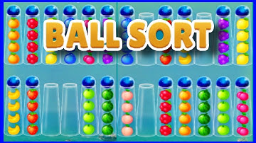 color ball sort wooden puzzle (level 1638-1645) #relaxing #gaming