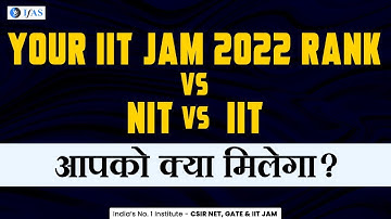 IIT JAM Physics 2022 Rank vs IIT vs NIT | Aapko Kya Milega ? | Shubham Malik Sir