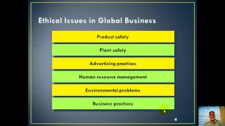 BUAD 3311 Lecture Ch 10 Ethical Issues in the Global Arena