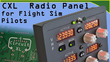CircuitXL Programmable Radio Control Panel for Flight Simulator