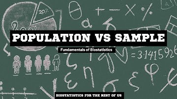 Population vs Sample