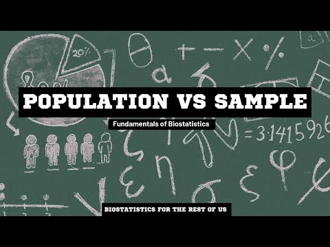 Population vs Sample