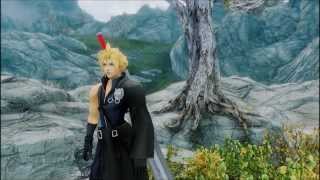 Skyrim Cloud Strife Advent Children mod