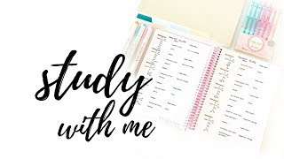 Study with me - Biology &amp; Math + 100K thank you message 💛 | studytee
