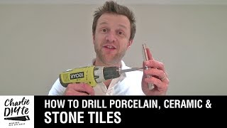 How to Drill a Hole in Porcelain, Ceramic, or Stone Tiles  Video 1 of 3