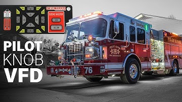 First Fire Apparatus featuring the FireTech BG2S Lighting System + User Interface Panel | Pilot Knob