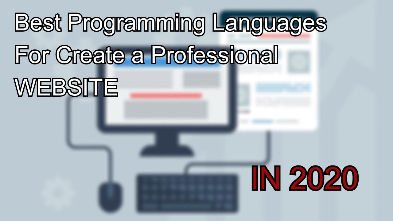Top 5 Best Languages For Create A Website - YouTube