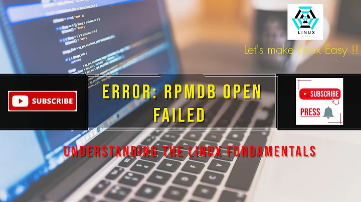 rpmdb open failed rhel 7 | rpmdb open failed centos 7 | rpmdb rebuild redhat