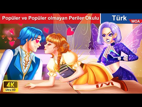 Popüler ve popüler olmayan Periler Okulu | NERD Princess vs POPULAR Princess @WOAFairyTalesTurkish