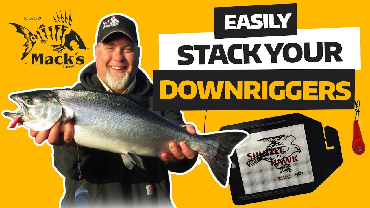 Easily stack your lines with the Shuttle Hawk™ Downrigger Stacking