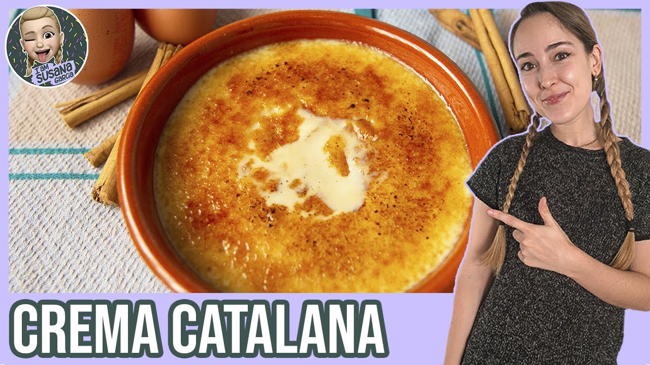 CREMA CATALANA CASERA SÚPER FÁCIL!! Con SOPLETE o SIN SOPLETE. POSTRE DELICIOSO