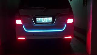 Pasang lampu LED di Bagasi MOBIL INNOVA