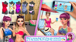 Hannah's High School Summer Crush - Teen Date - Beach Party - Dress Up Makeover Game For Girls screenshot 2