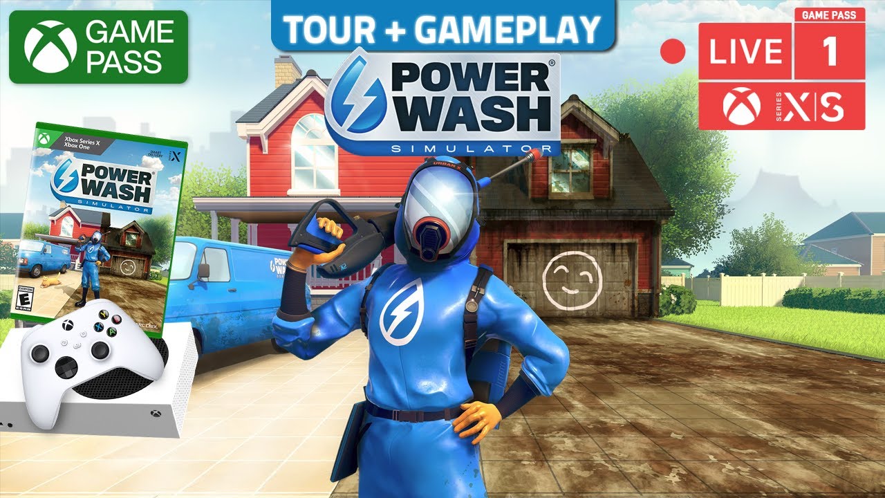 PowerWash Simulator, Series X Co-op Gameplay