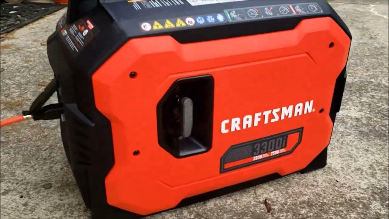 Craftsman 3300i Generator - YouTube