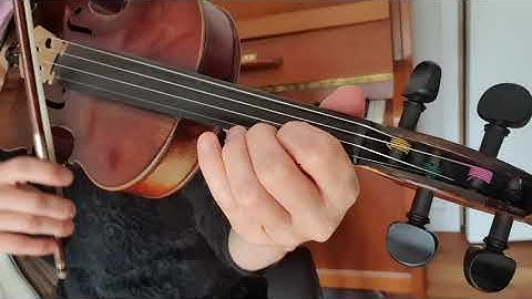 ABRSM grade 5 violin exam Chromatic Scale starting on A, 2 octaves