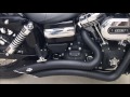 Stock vs Vance Hines Big Radius on 2016 Harley Davidson Dyna Wide Glide Comparison