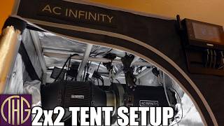 Full AC Infinity 2' x 2' Grow Tent Setup!! Let's Start Some Seedlings!!