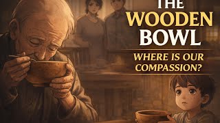 The wooden Bowl of Compassion. 